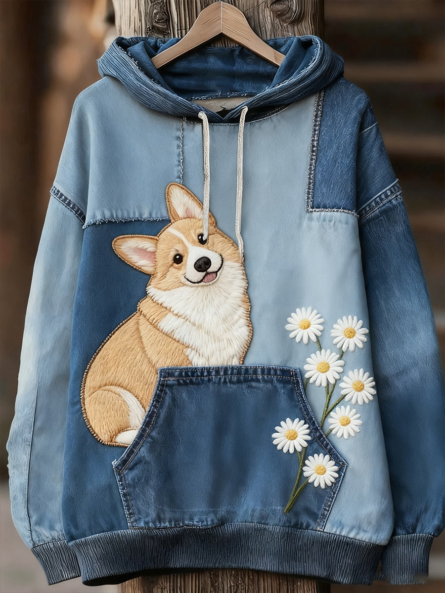 Unisexe Animal Art Print Casual Vintage Hoodie