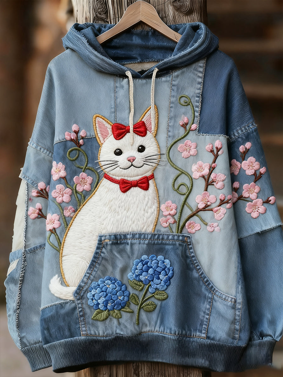 Unisexe Animal Art Print Casual Vintage Hoodie