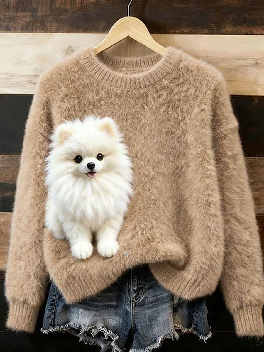 Top en flanelle décontracté à imprimé animal rétro pour femmes