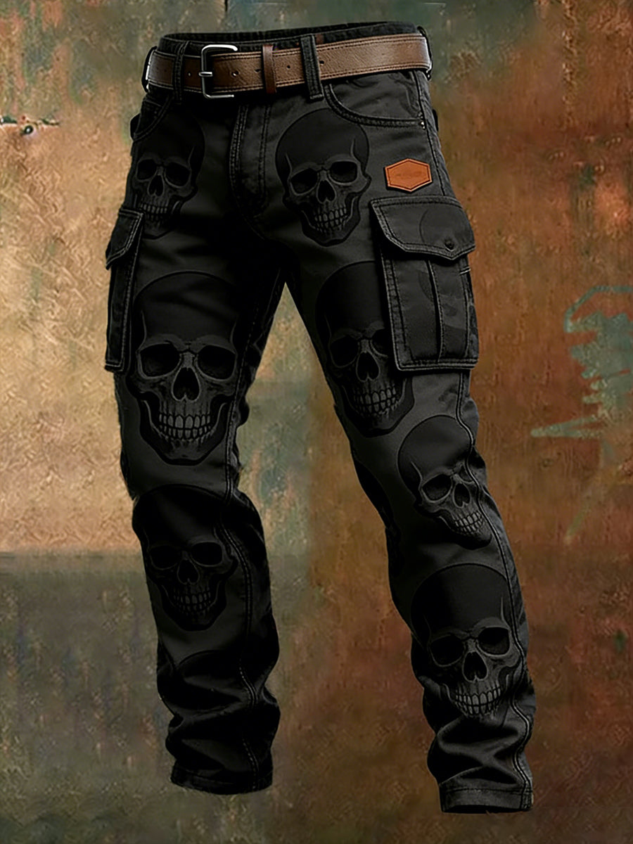 Pantalon de travail décontracté de style d'affaires rétro pour hommes