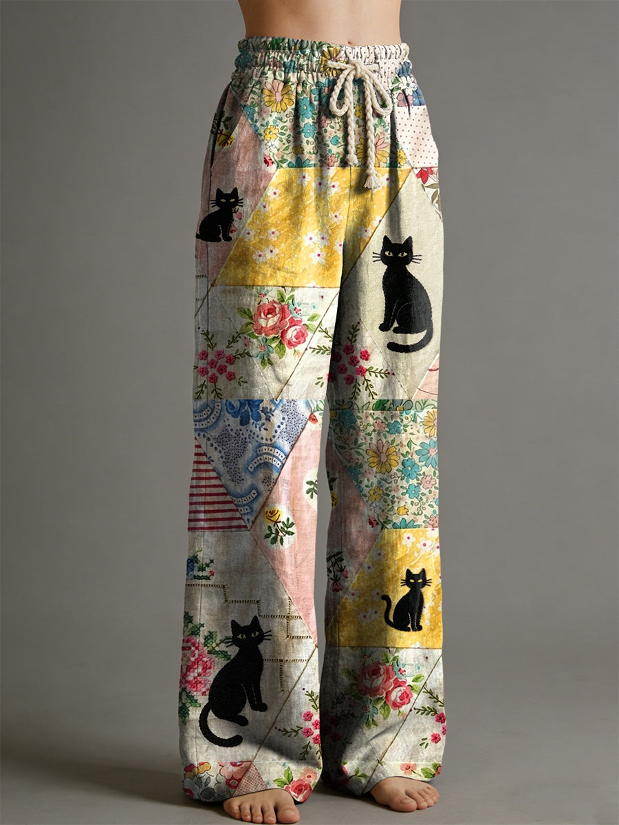 Pantalon pour femme à imprimé animalier