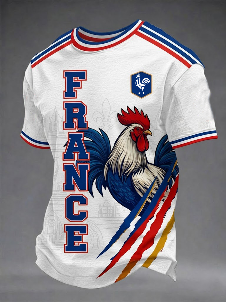 T-shirt manches courtes France pour homme