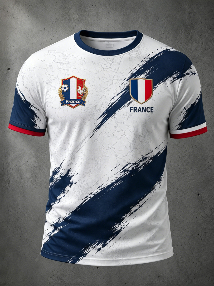 T-shirt manches courtes France Football pour homme