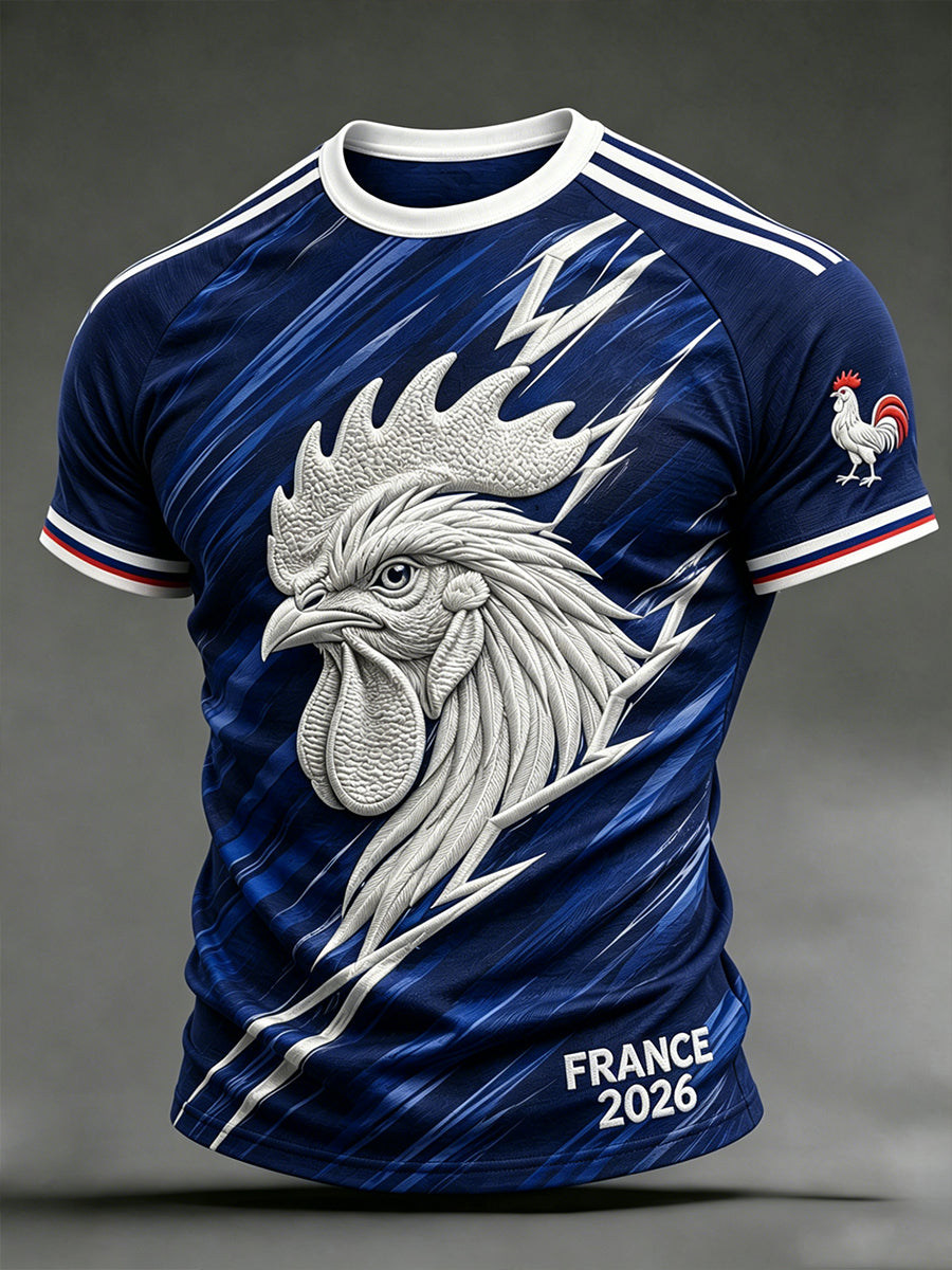 T-shirt manches courtes France Football pour homme