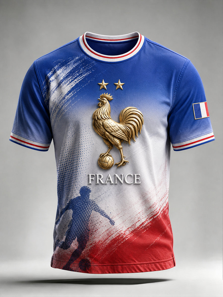 T-shirt manches courtes France Football pour homme