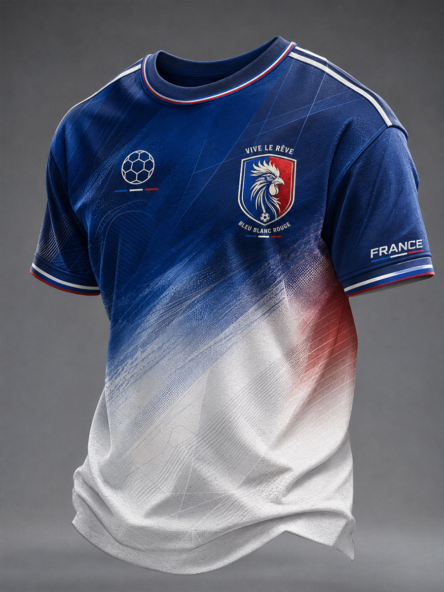 T-shirt manches courtes France Football pour homme