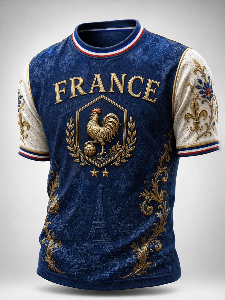 T-shirt manches courtes France Football pour homme