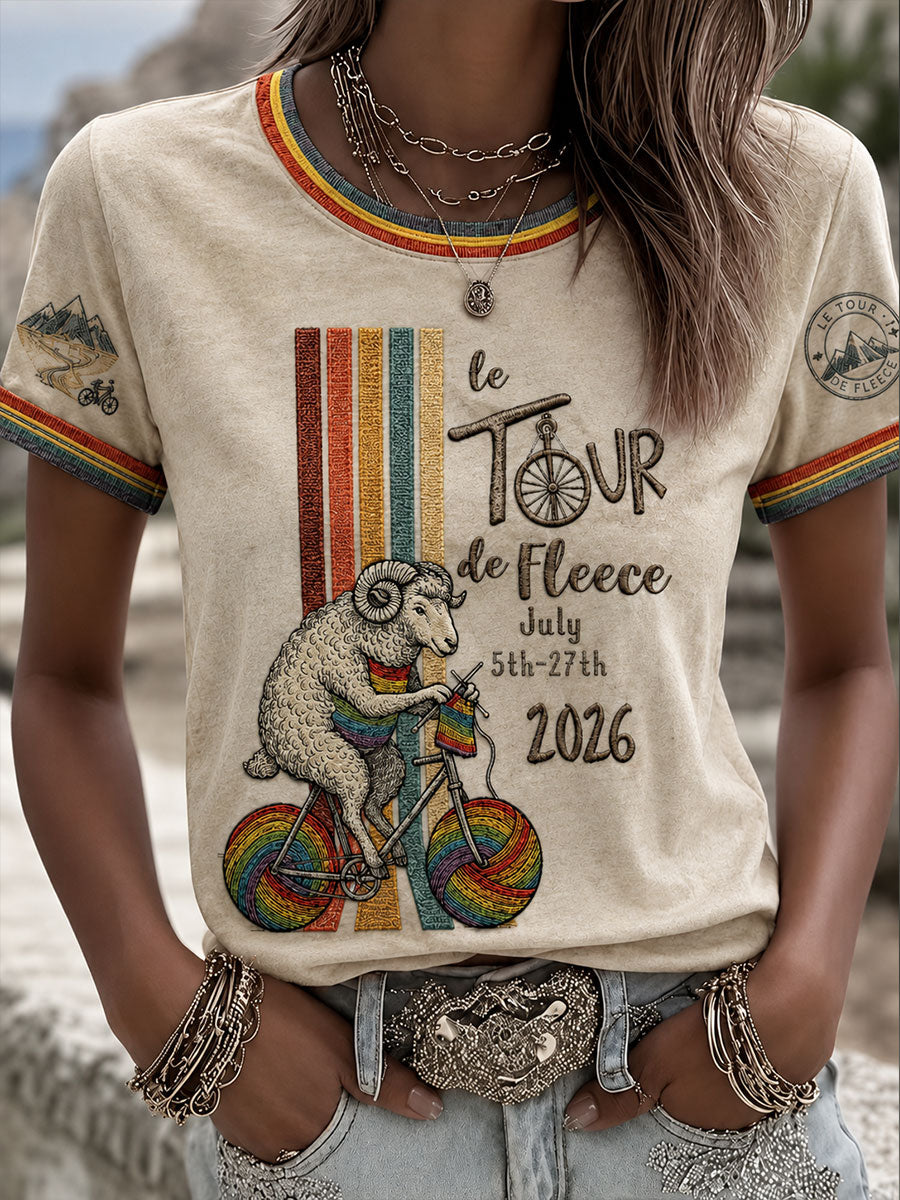 T-shirt à manches courtes Women's Tour De Fleece