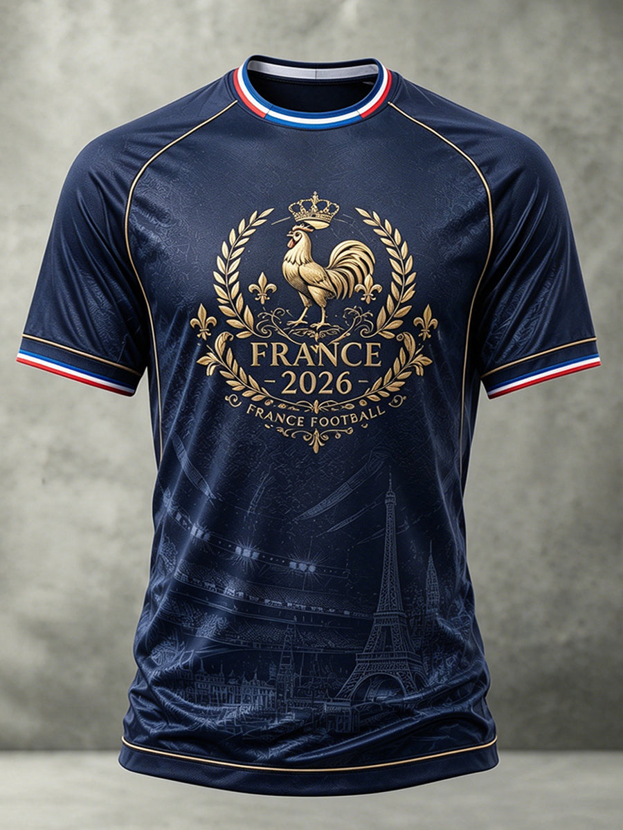 T-shirt manches courtes France Football pour homme