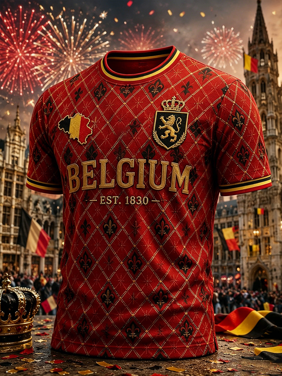 T-shirt à manches courtes sur le thème de la Journée nationale des hommes