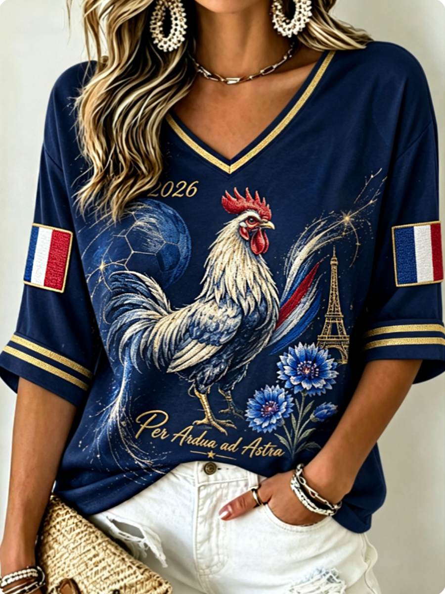 T-shirt à manches mi-longues pour femmes