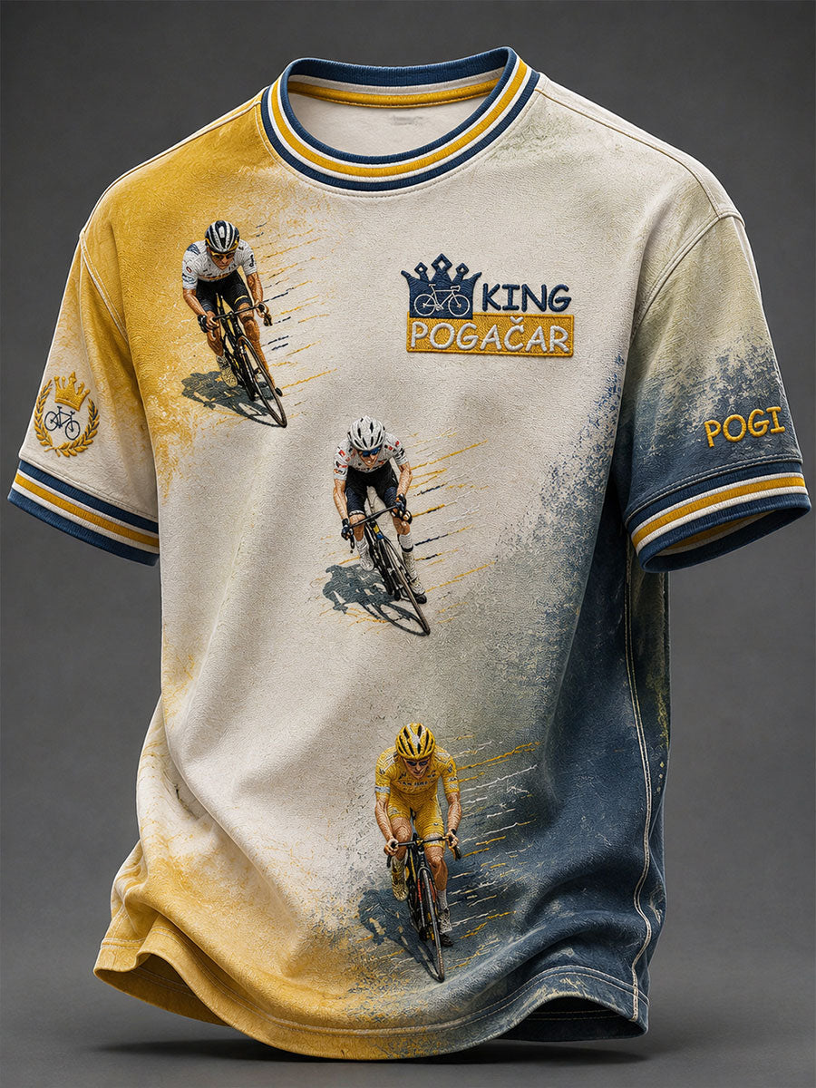 T-shirt à manches courtes Competitor de course de vélo pour hommes