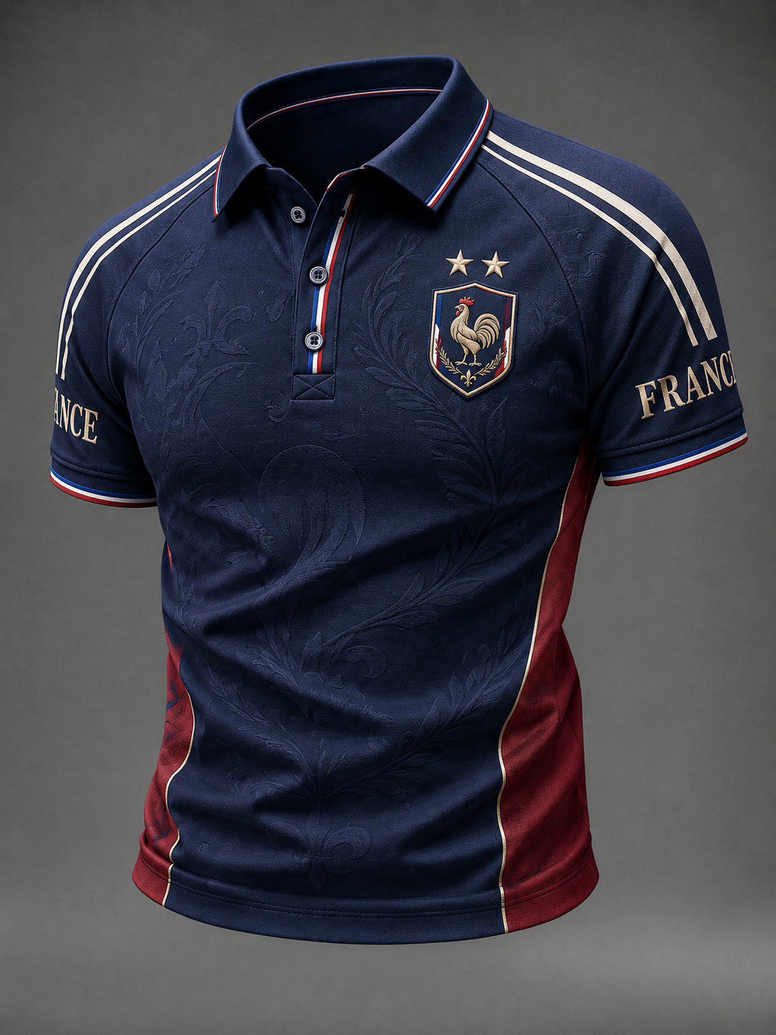 Chemise pour hommes imprimée France Football
