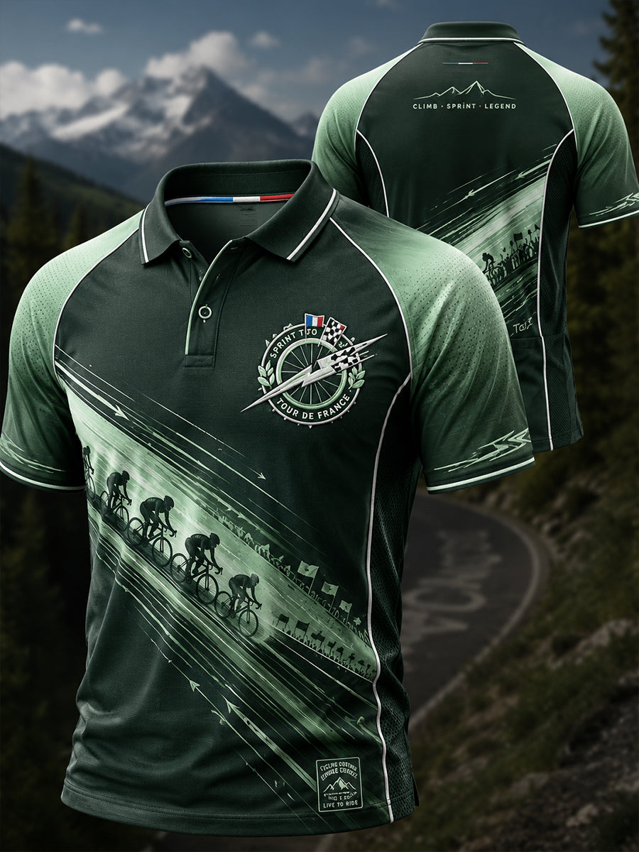 Polo Tour De France Art Print Homme