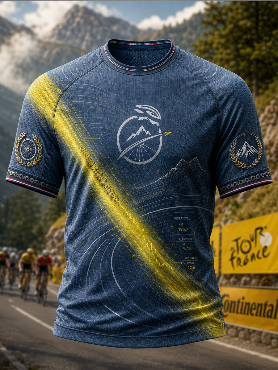 T-shirt à manches courtes Tour De France Homme