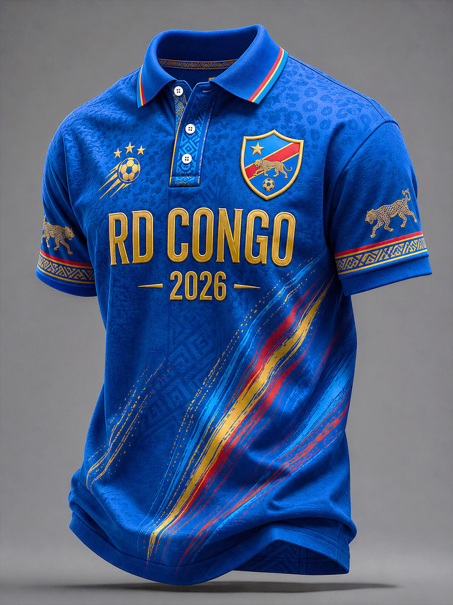 Polo de football 2026 République démocratique du Congo pour homme
