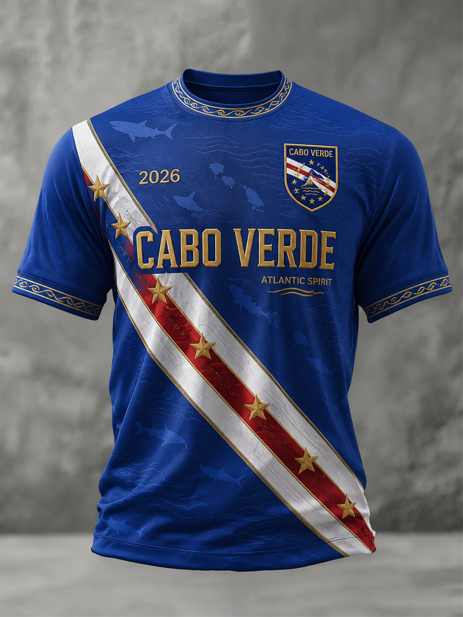 T-shirt décontracté imprimé pour hommes, cadeau idéal pour les fans de football