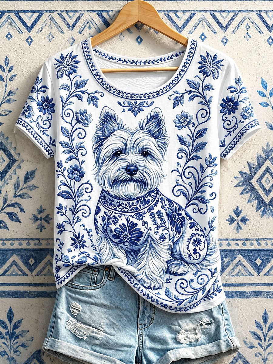 T-Shirts à imprimé floral pour femmes