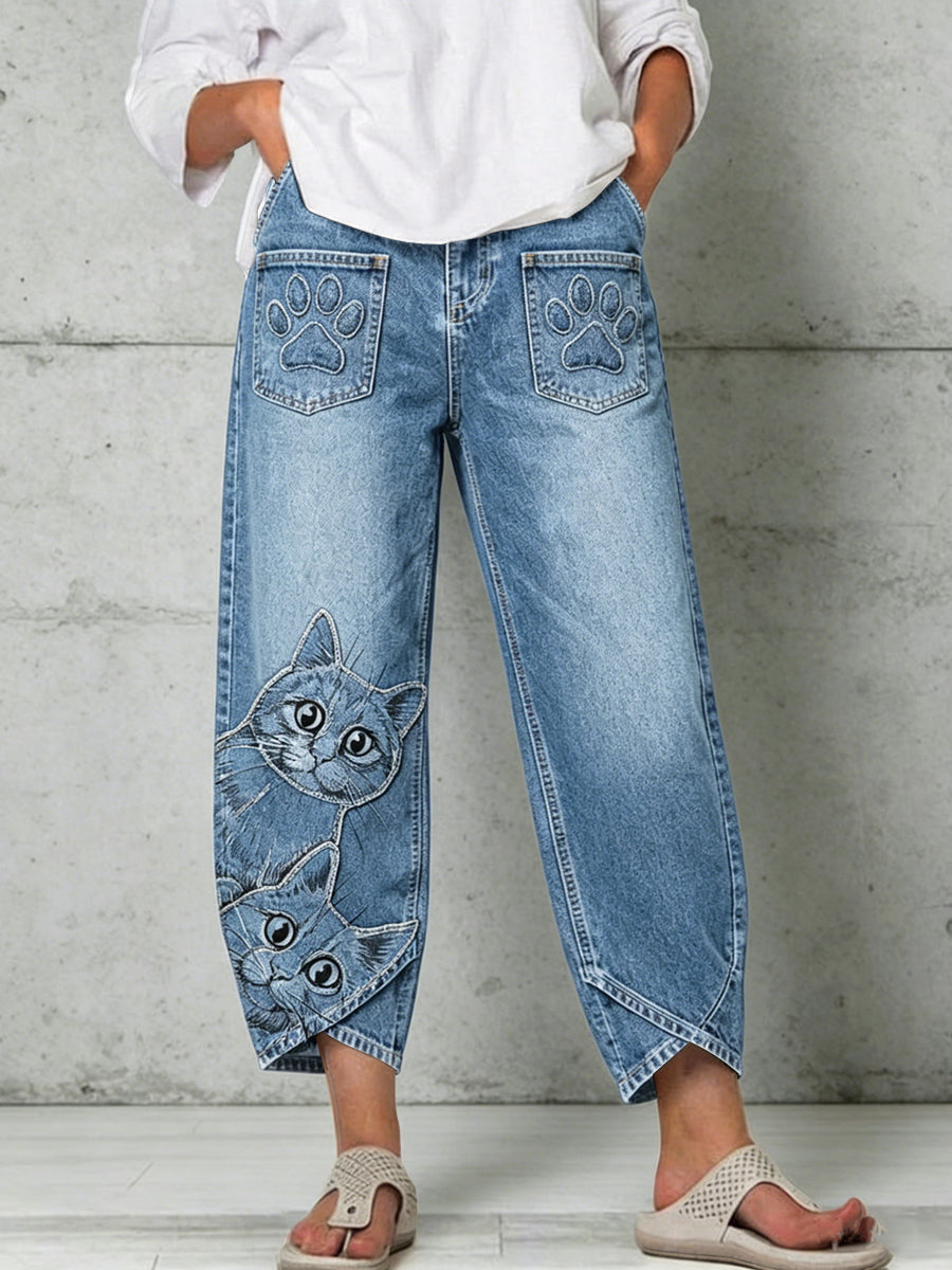 Pantalons pour femmes à imprimé animalier