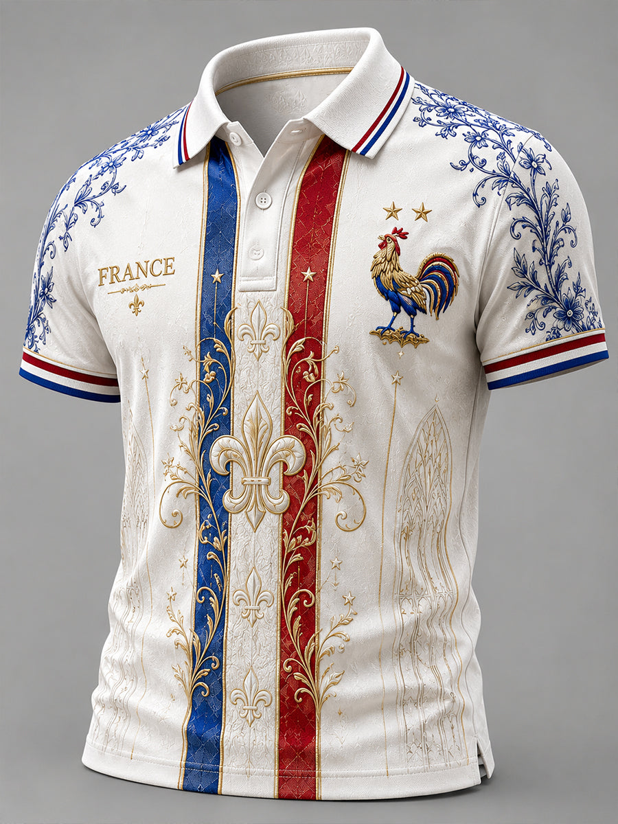 T-shirt manches courtes de football pour hommes, France