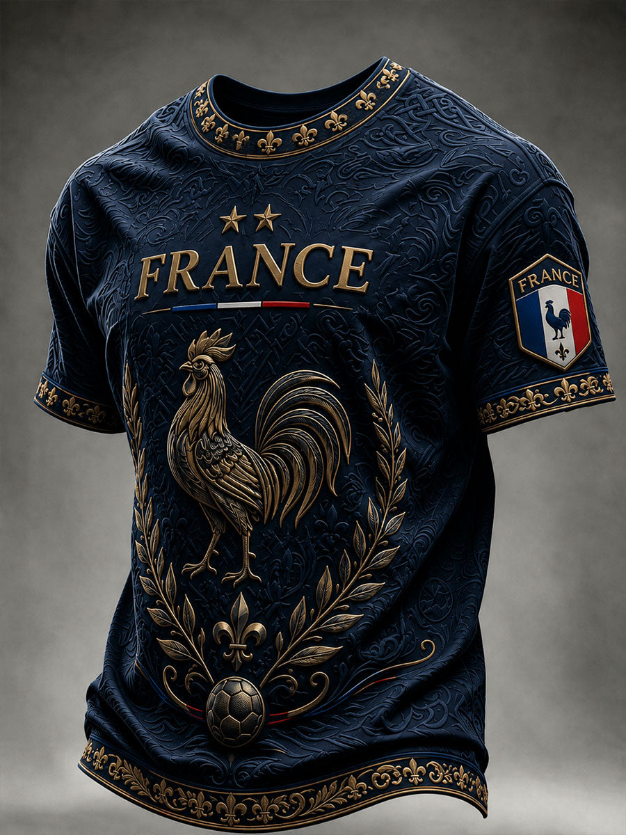 T-shirt manches courtes France Football pour homme