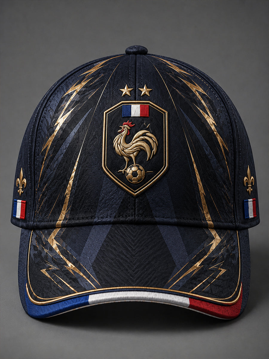 Casquette de football France unisexe