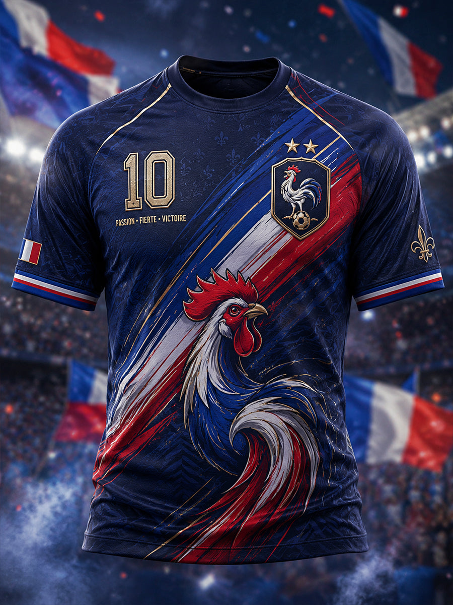 T-shirt manches courtes France Football pour homme
