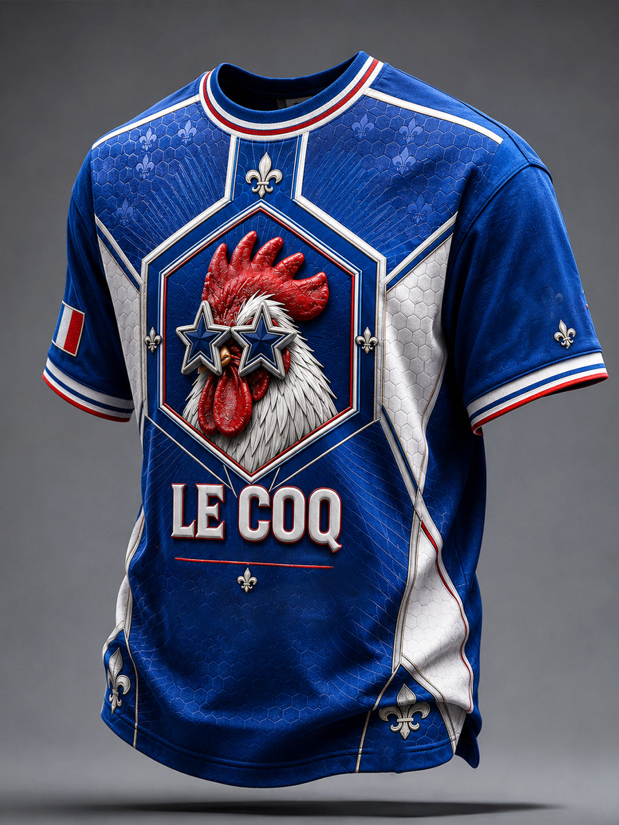 T-shirt imprimé pour homme France Football Lover Aart