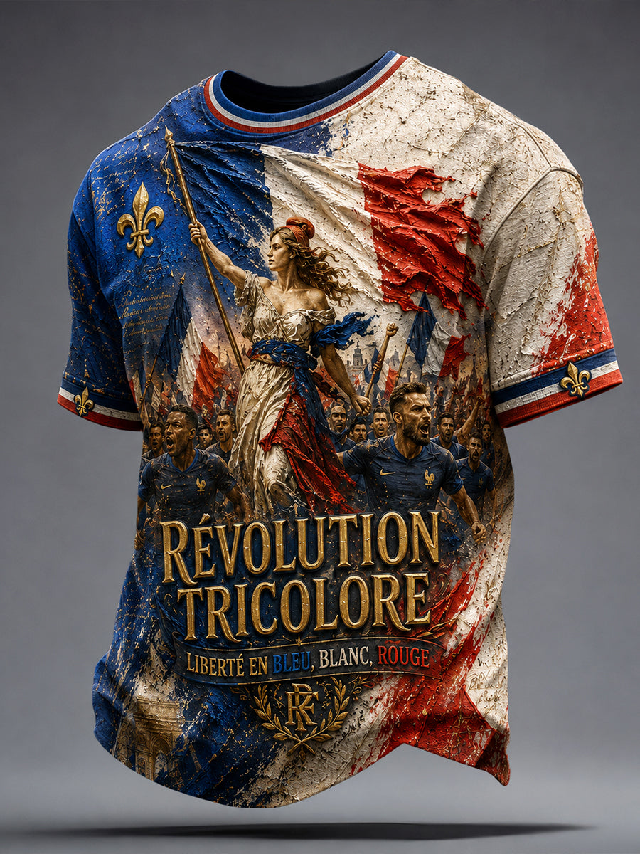 T-shirt imprimé pour homme France Football Lover Aart