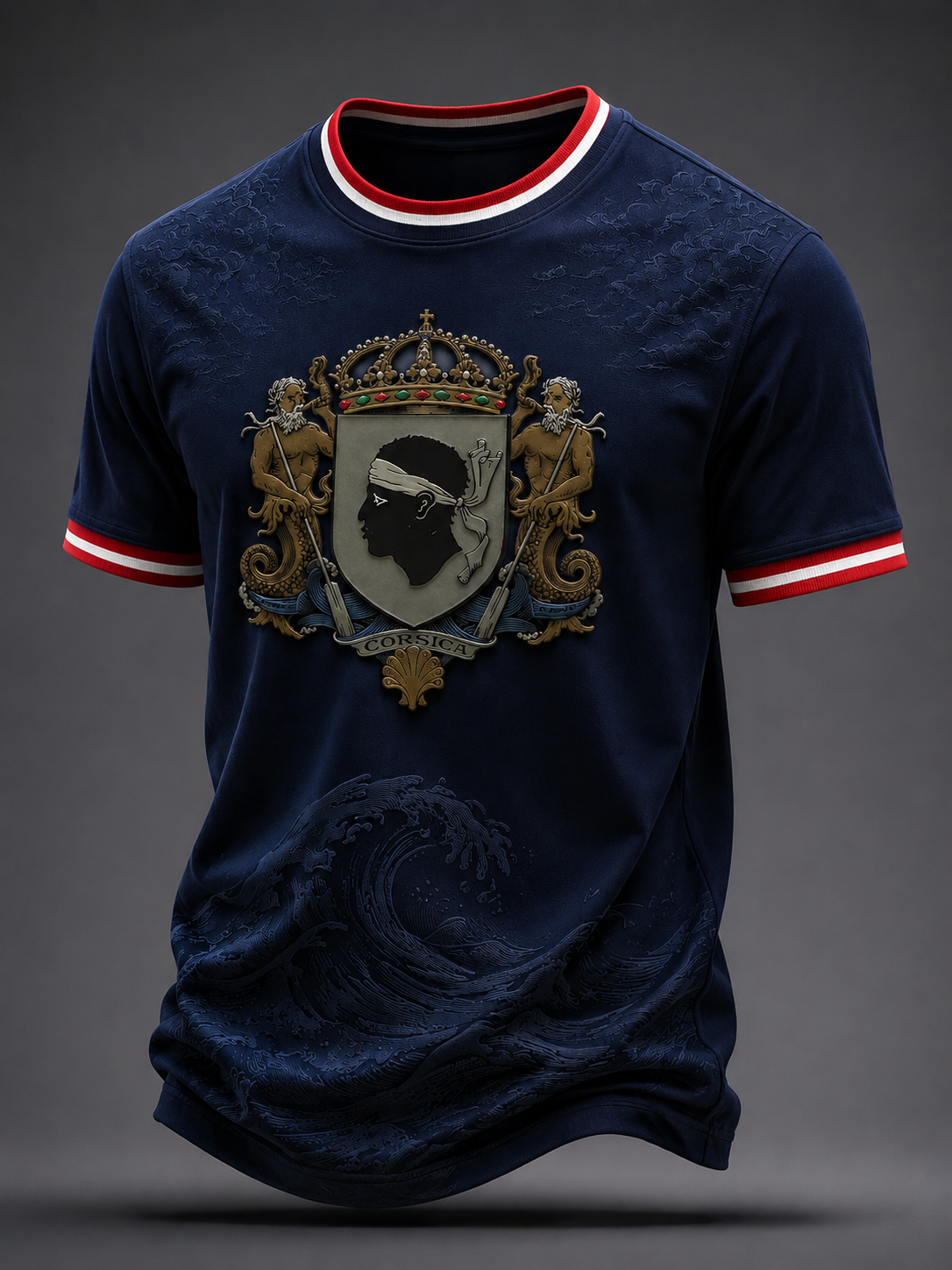 T-shirt à manches courtes Corsica Flag Homme