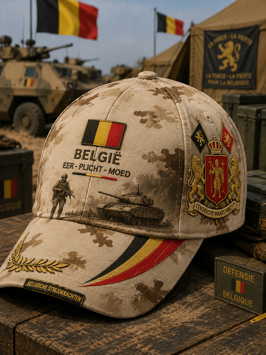 Chapeau pour homme à imprimé commémoratif militaire