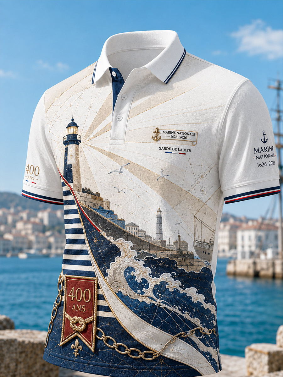 T-shirt à manches courtes bleu marine pour homme