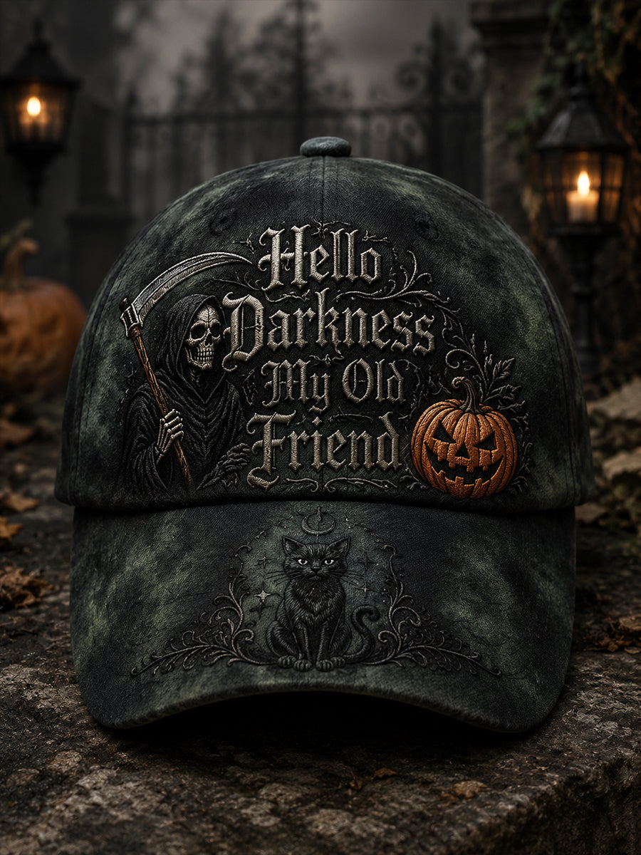 Casquette Hello Darkness My Old Friend Unisexe