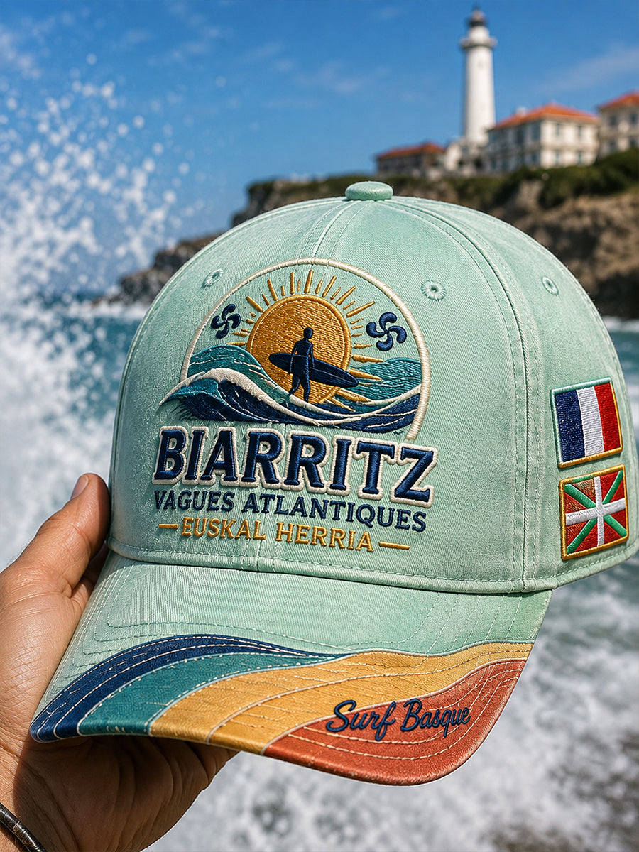 Chapeau unisexe de culture surf basque français