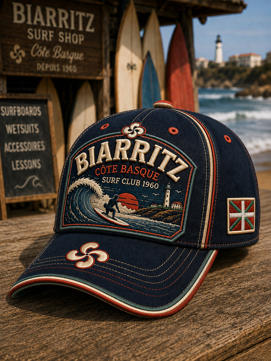 Chapeau unisexe de culture surf basque français