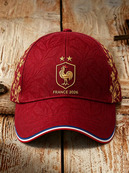 Casquette de football France unisexe