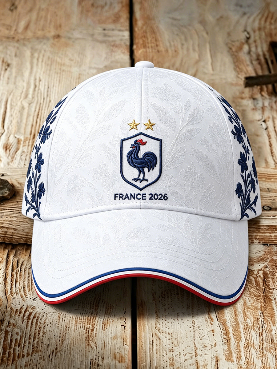 Casquette de football France unisexe