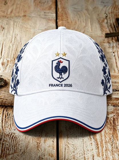 Casquette de football France unisexe