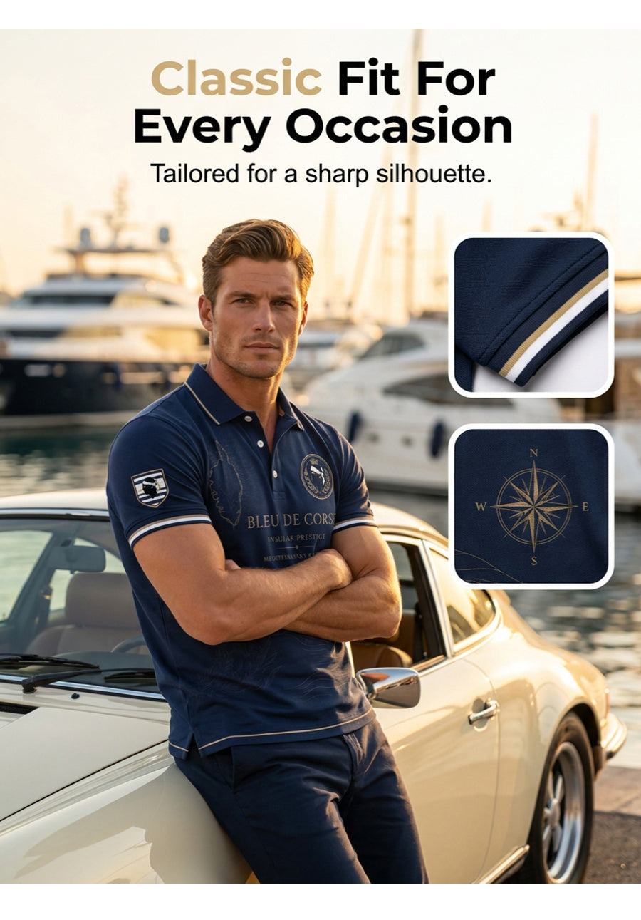 Chemise pour homme à imprimé du drapeau de la Corse