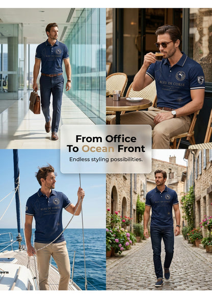 Chemise pour homme à imprimé du drapeau de la Corse