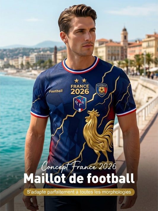 T-shirt manches courtes France Football pour homme