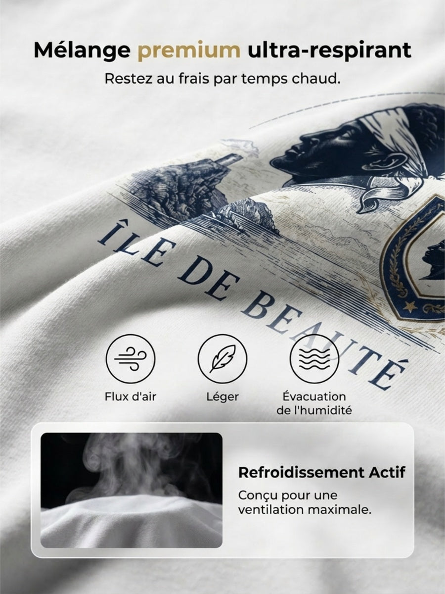 T-shirt pour homme imprimé du drapeau de la Corse