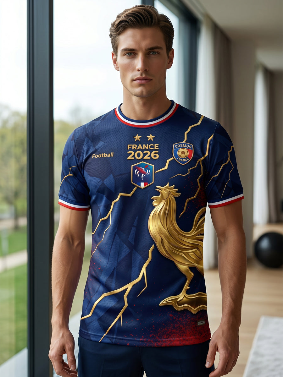 T-shirt manches courtes France Football pour homme