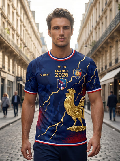 T-shirt manches courtes France Football pour homme