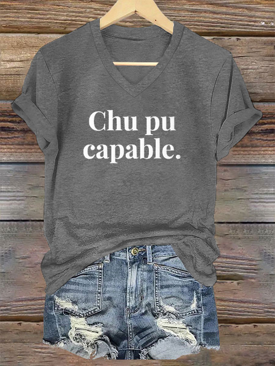 T-shirt Chu pu capable Femme