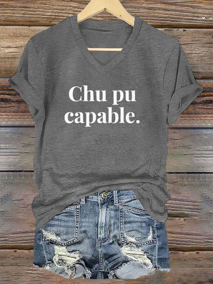 T-shirt Chu pu capable Femme