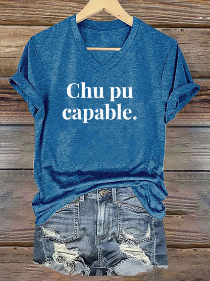 T-shirt Chu pu capable Femme