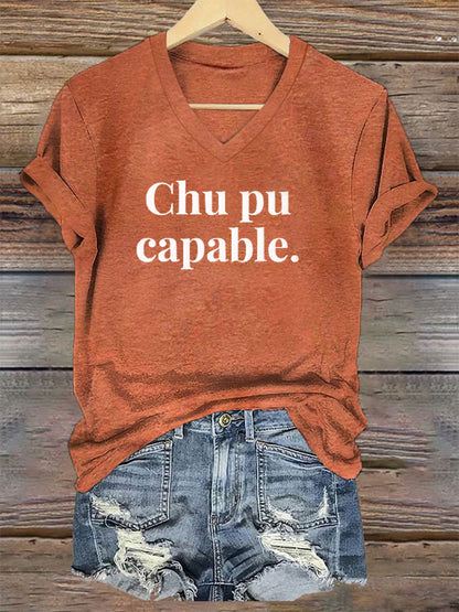 T-shirt Chu pu capable Femme