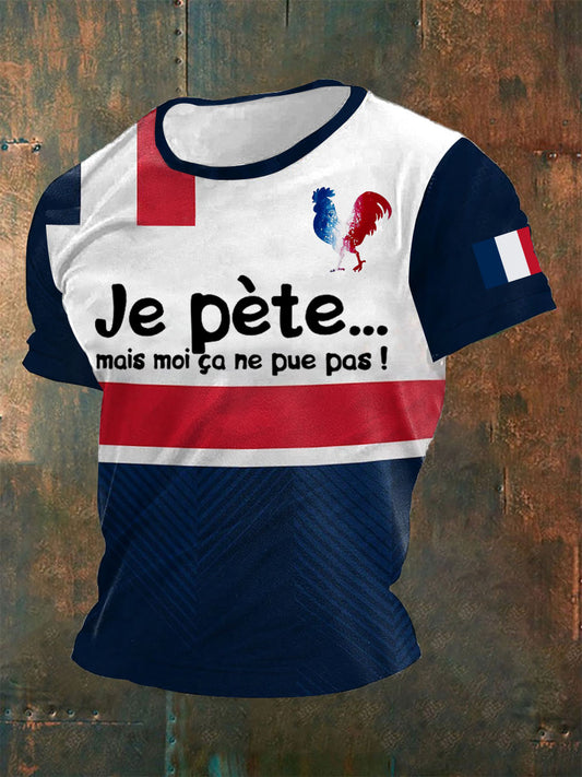 T-shirt Je pète, mais moi ça ne pue pas Homme