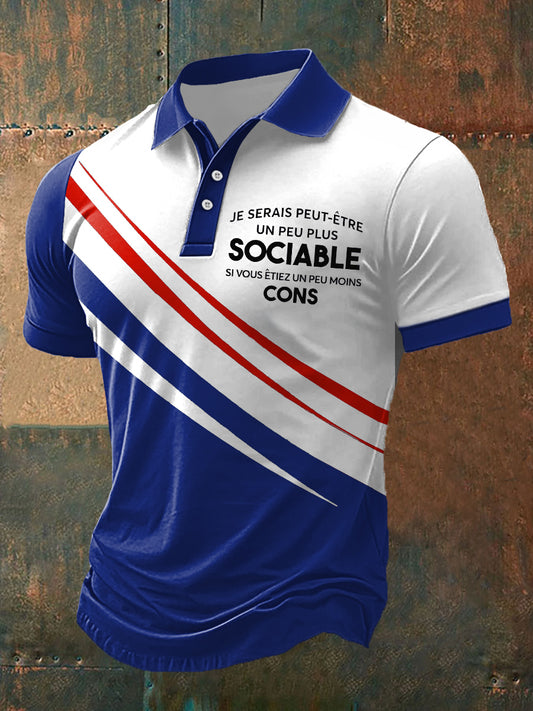 Polo Etre sociable Homme